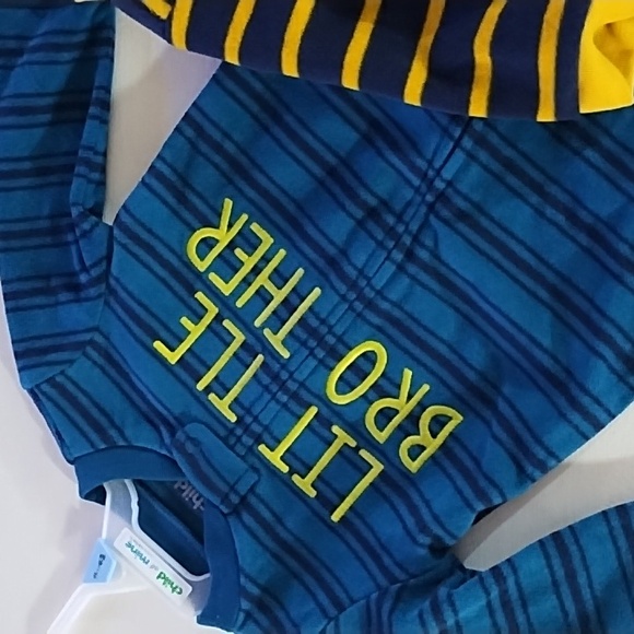 Child of Mine by Carter's Sleep N Play Bundle | 3-6 Mo | Multi Striped - Picture 2 of 11